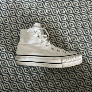 White High-Top Sneakers